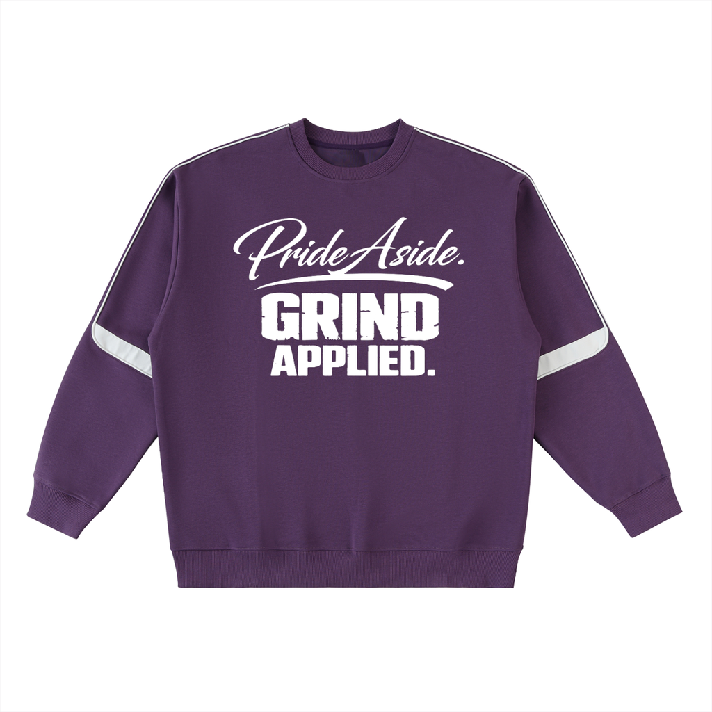 Oversized Crewneck Taped Sweatshirt