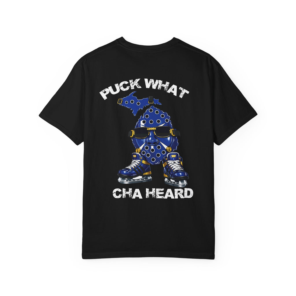 Michigan Hockey Mascot T-Shirt — Blue State Skate Graphic Tee