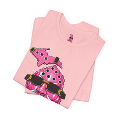 Pinky Puck Graphic Tee — Retro Hockey Mascot Shirt
