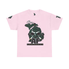 🔥I'm Michigan PUCKFACE Masked Skull Graphic Tee — Urban Streetwear Skull T-Shirt