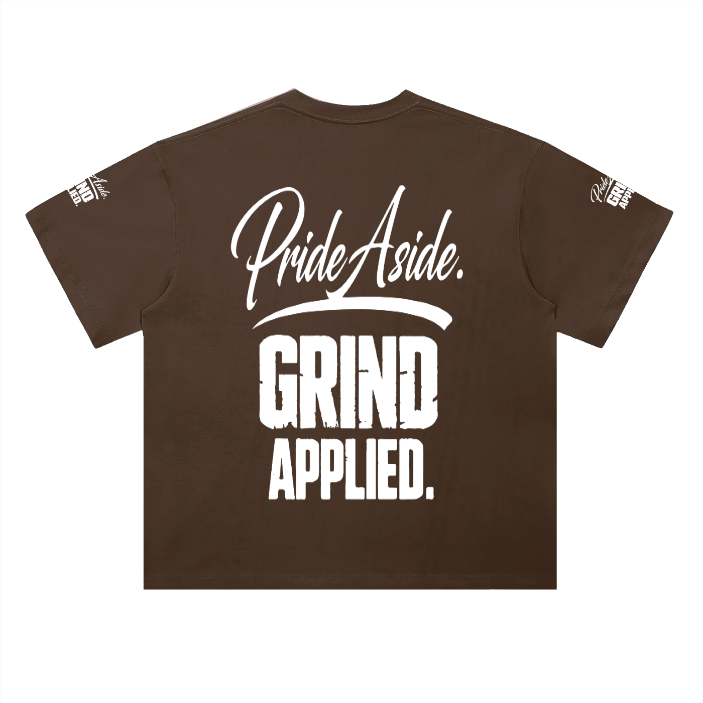 Pride aside. Grind applied. Heavyweight Drop Shoulder Cotton T-Shirt