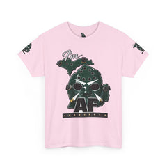🔥I'm Michigan PUCKFACE Masked Skull Graphic Tee — Urban Streetwear Skull T-Shirt