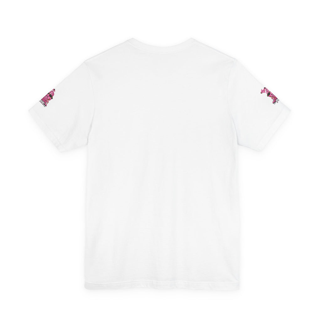 Pinky Puck Graphic Tee — Retro Hockey Mascot Shirt