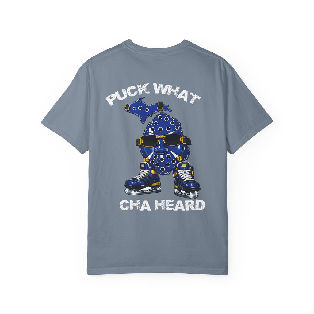 Michigan Hockey Mascot T-Shirt — Blue State Skate Graphic Tee