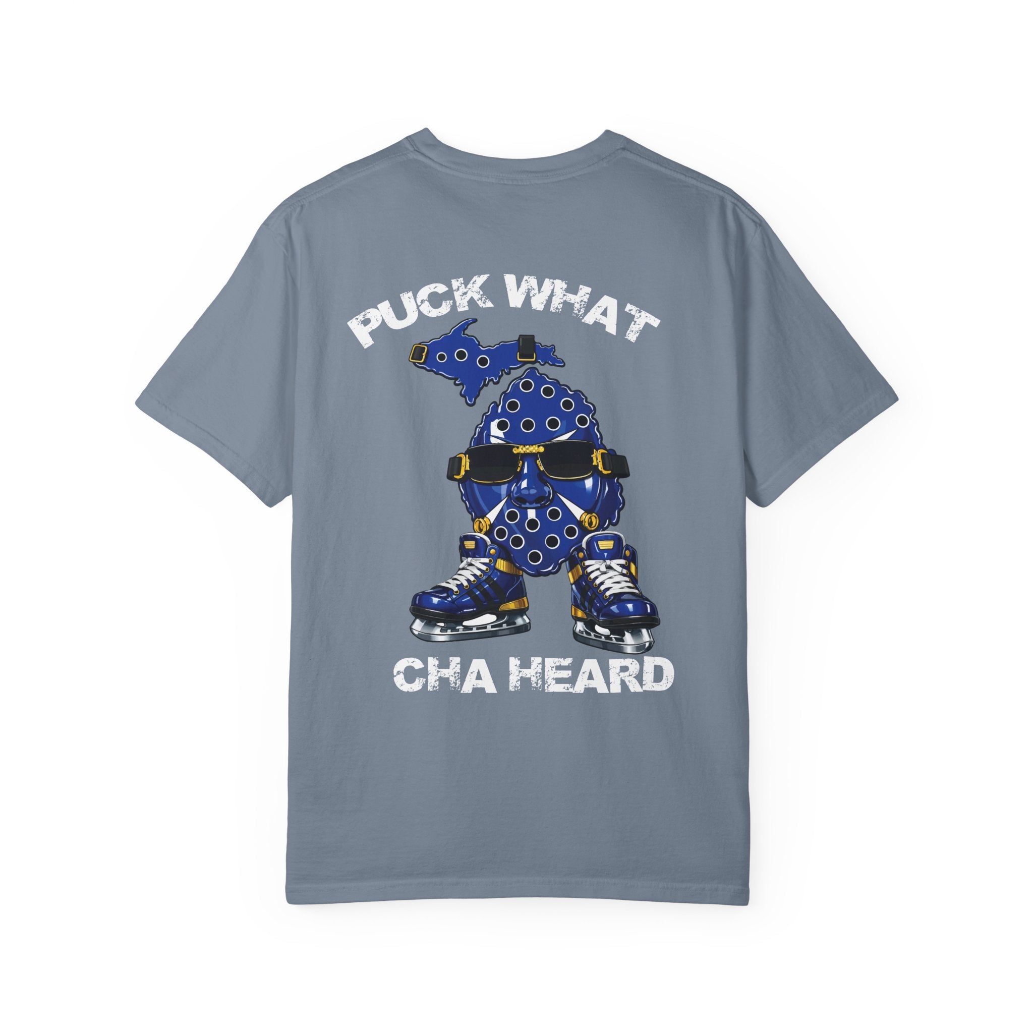 Michigan Hockey Mascot T-Shirt — Blue State Skate Graphic Tee