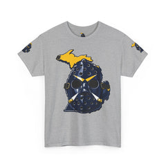 🔥 PUCKFACE Michigan Hockey Mask T‑Shirt — Retro Goalie Mask Michigan Pride Tee