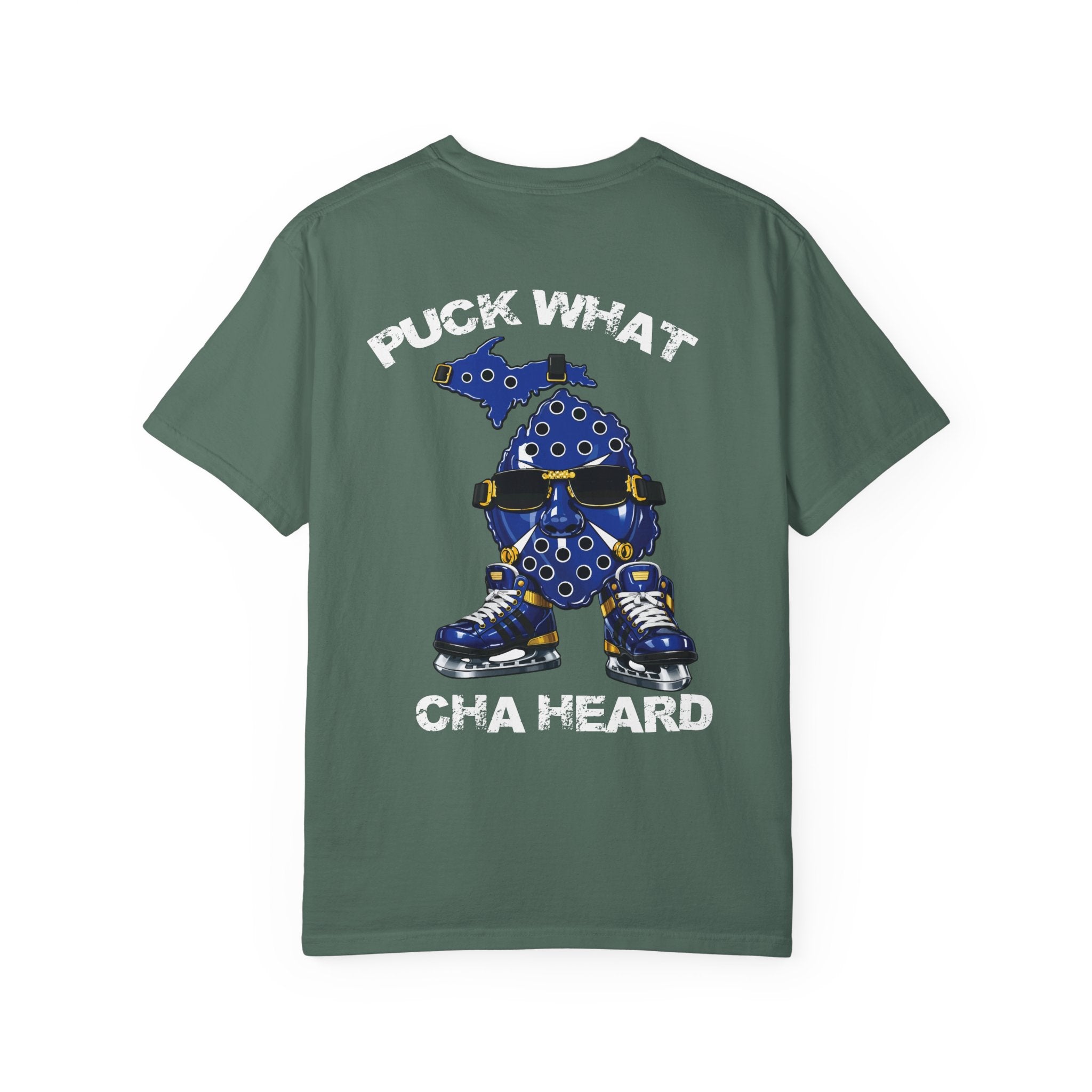 Michigan Hockey Mascot T-Shirt — Blue State Skate Graphic Tee