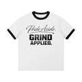 Pride aside. Grind applied. Contrast Edge Ribbed Crewneck T-Shirt