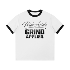 Pride aside. Grind applied. Contrast Edge Ribbed Crewneck T-Shirt