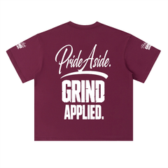 Pride aside. Grind applied. Heavyweight Drop Shoulder Cotton T-Shirt