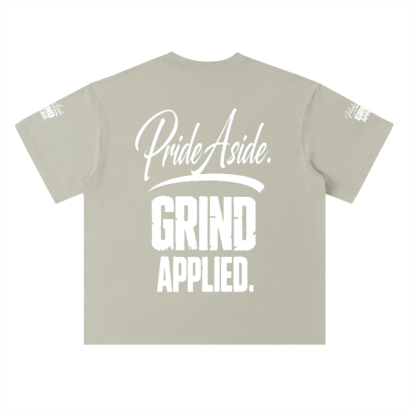 Pride aside. Grind applied. Heavyweight Drop Shoulder Cotton T-Shirt