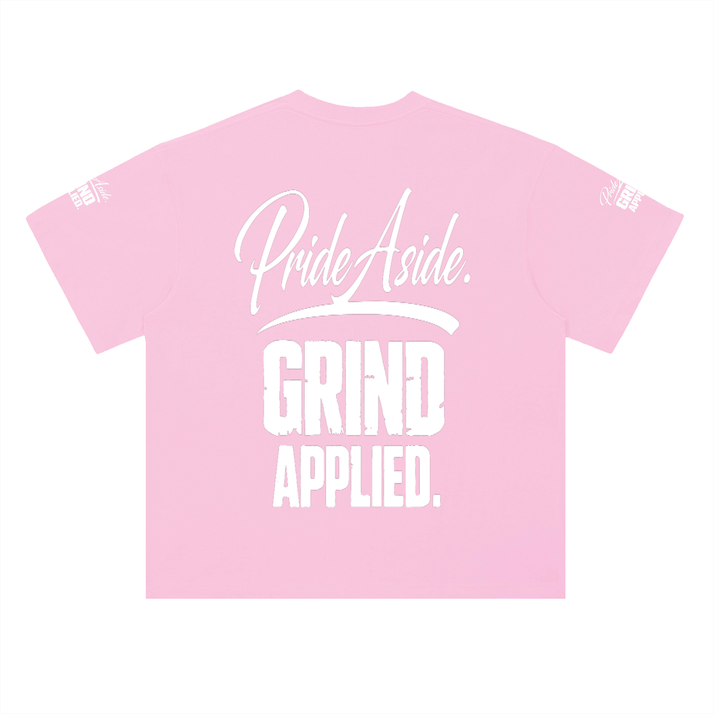 Pride aside. Grind applied. Heavyweight Drop Shoulder Cotton T-Shirt