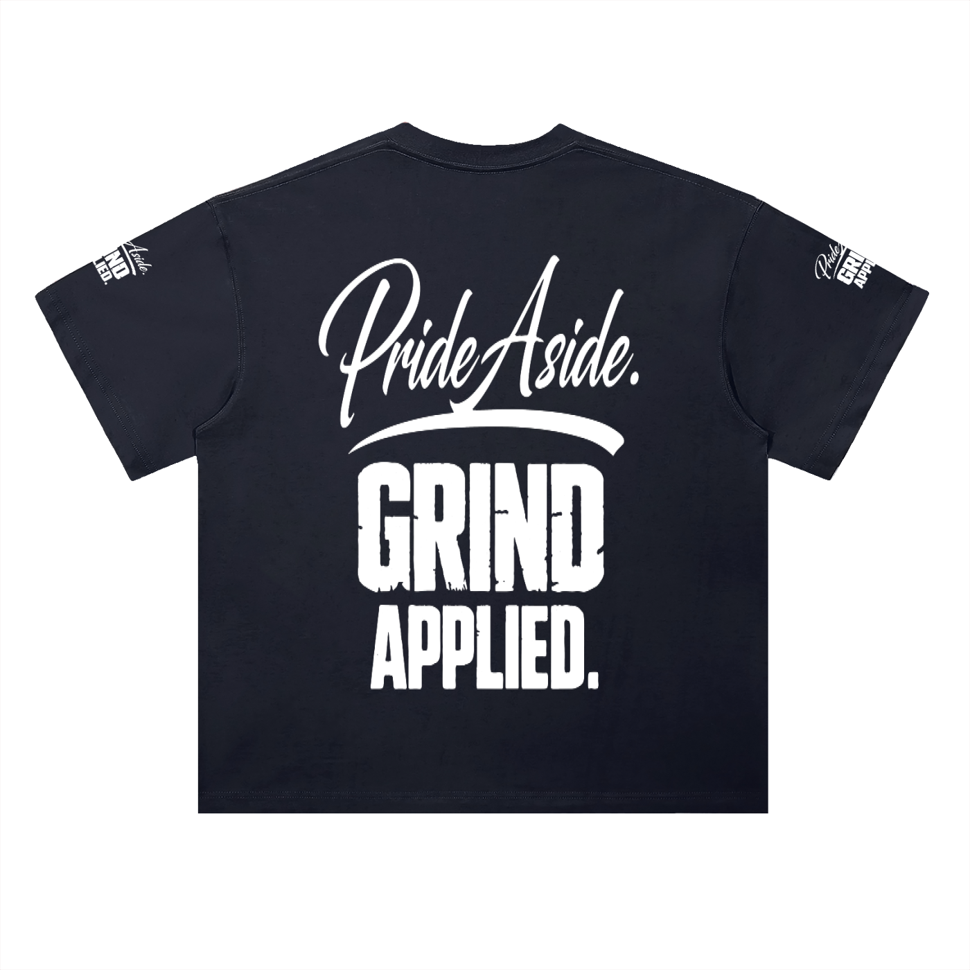 Pride aside. Grind applied. Heavyweight Drop Shoulder Cotton T-Shirt