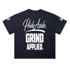 Pride aside. Grind applied. Heavyweight Drop Shoulder Cotton T-Shirt