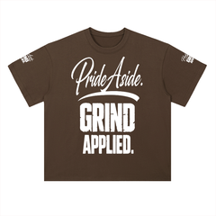 Pride aside. Grind applied. Heavyweight Drop Shoulder Cotton T-Shirt