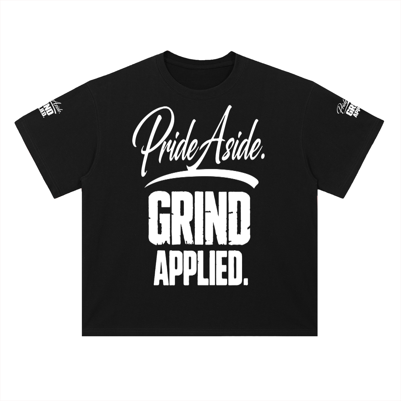 Pride aside. Grind applied. Heavyweight Drop Shoulder Cotton T-Shirt