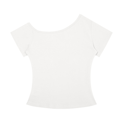 PUCKFACE Women’s Off-the-Shoulder T-Shirt