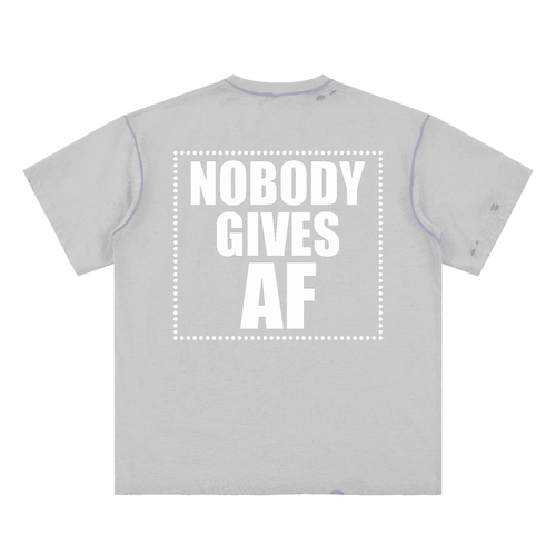 Hand-frayed Reversible T-shirt