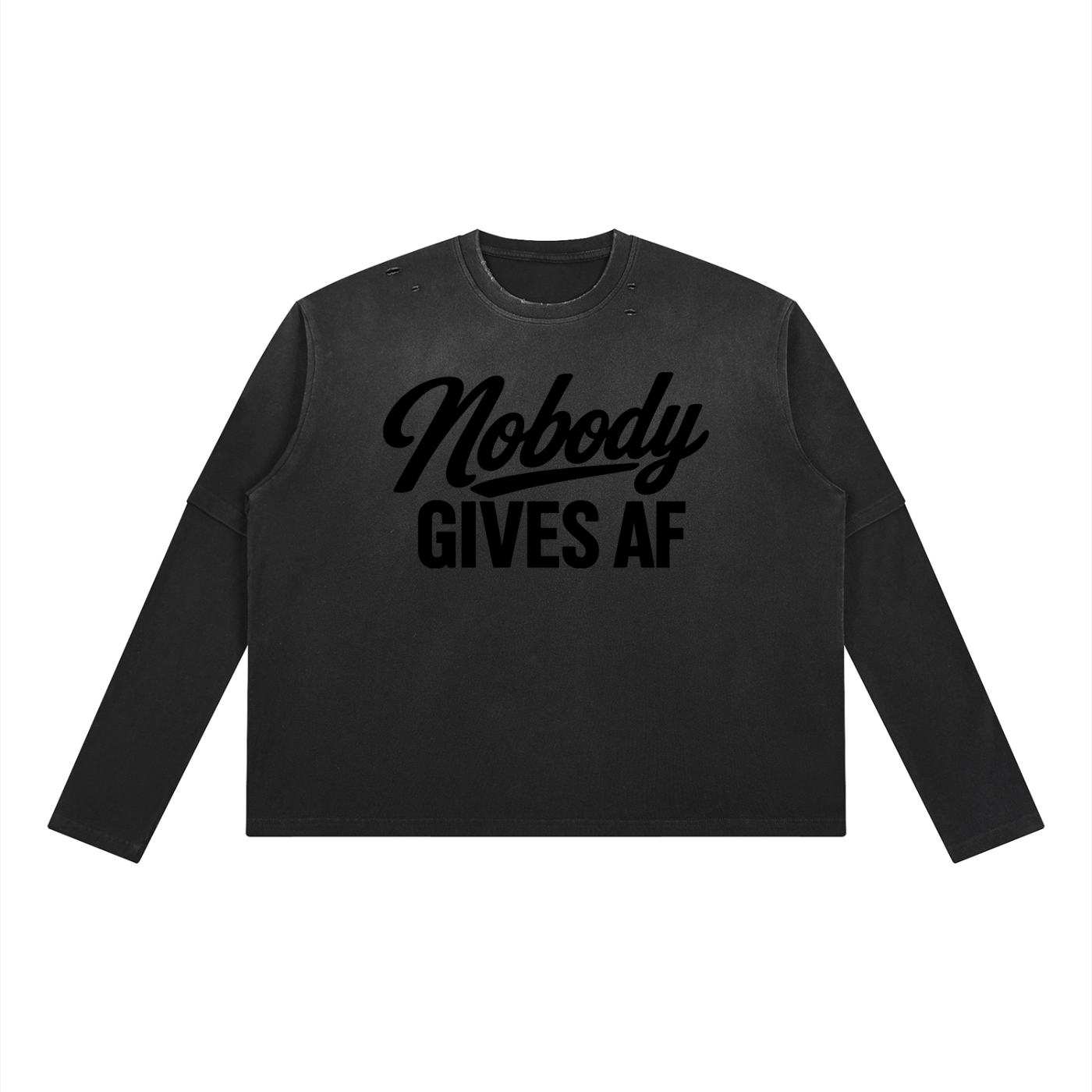 NGAF Vintage Wash Layered T-Shirt