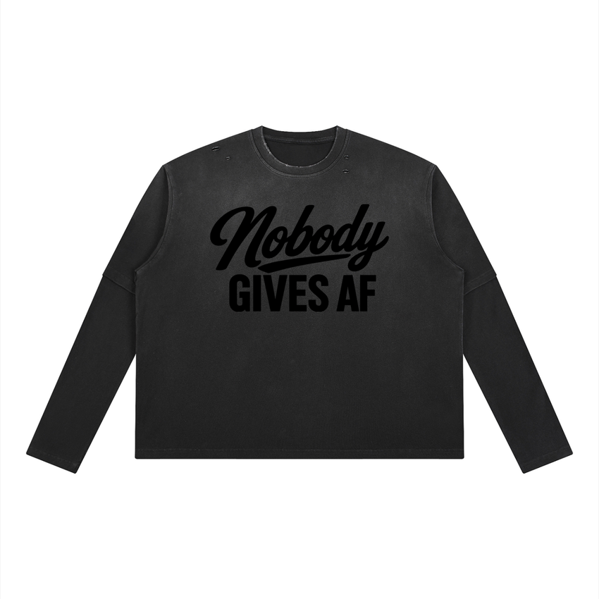 NGAF Vintage Wash Layered T-Shirt