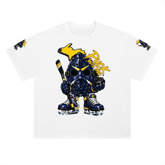 Michigan PUCKFACE Heavyweight Drop Shoulder Cotton T-Shirt