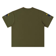 Hot item* Michigan PUCKFACE Heavyweight Drop Shoulder Cotton T-Shirt