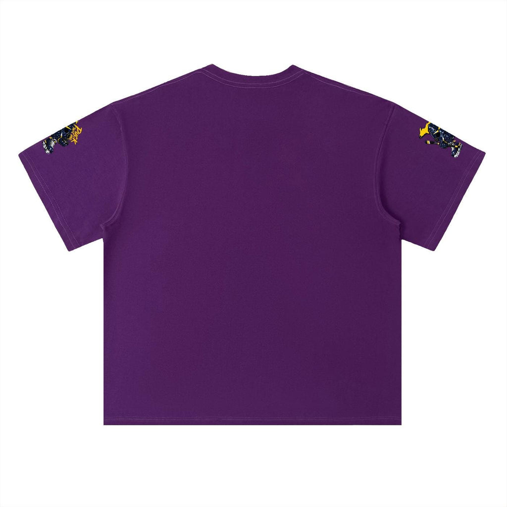 Michigan PUCKFACE Heavyweight Drop Shoulder Cotton T-Shirt