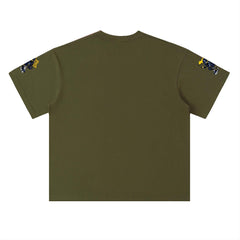 Michigan PUCKFACE Heavyweight Drop Shoulder Cotton T-Shirt